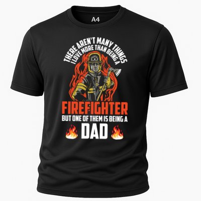 Firefighter Dad Firefighting Best Daddy Ever Fathers Day Gift Performance Shirt