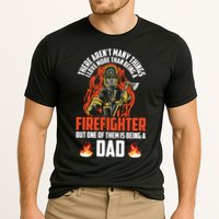 Firefighter Dad Firefighting Best Daddy Ever Fathers Day Gift Cooling Performance Crew T-Shirt
