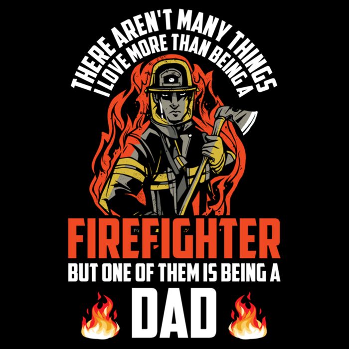 Firefighter Dad Firefighting Best Daddy Ever Fathers Day Gift Cooling Performance Crew T-Shirt