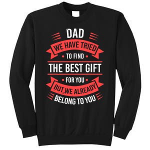 Fathers Day For Dad From Daughter Son Wife Funny Dad Sweatshirt