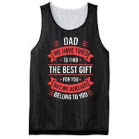 Fathers Day For Dad From Daughter Son Wife Funny Dad Mesh Reversible Basketball Jersey Tank