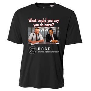 Funny D.O.G.E. Cooling Performance Crew T-Shirt