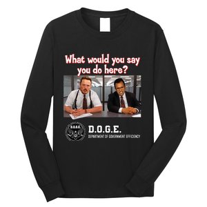 Funny D.O.G.E. Long Sleeve Shirt