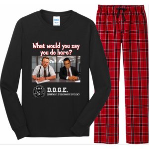 Funny D.O.G.E. Long Sleeve Pajama Set