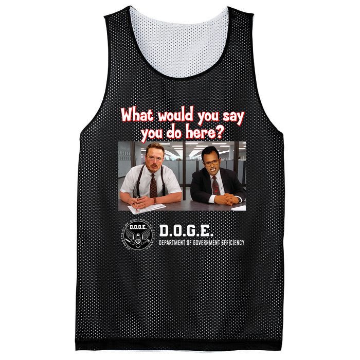 Funny D.O.G.E. Mesh Reversible Basketball Jersey Tank