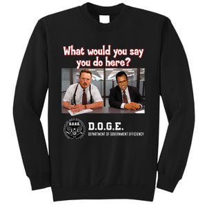 Funny D.O.G.E. Tall Sweatshirt