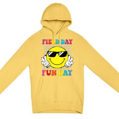 Field Day Fun Day Funny For Teacher Field Day 2024 Gift Premium Pullover Hoodie