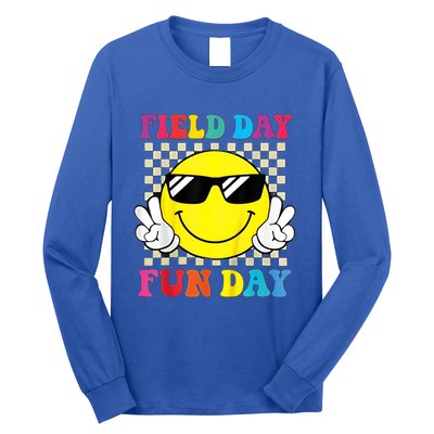 Field Day Fun Day Funny For Teacher Field Day 2024 Gift Long Sleeve Shirt