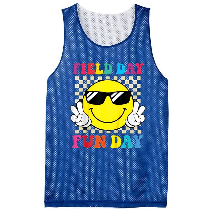 Field Day Fun Day Funny For Teacher Field Day 2024 Gift Mesh Reversible Basketball Jersey Tank