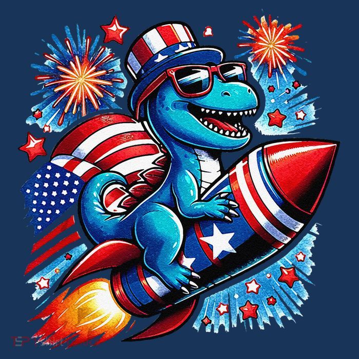 Funny Dinosaur Firecracker 4th Of July Patriotic Dino Mesh Reversible Basketball Jersey Tank