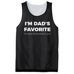 Funny Dads Favorite Son Daughter IM DadS Favorite Mesh Reversible Basketball Jersey Tank