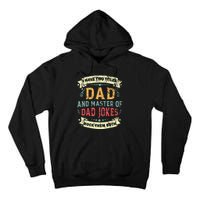 Fathers Day From Daughter Master of Dad Jokes Funny Dad Tall Hoodie