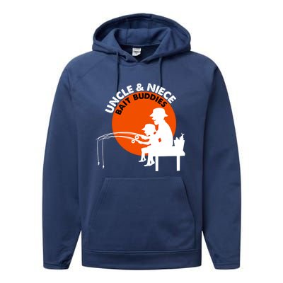 Father's Day Fishing Gift Dad Birthday Fish Family Camping Gift Performance Fleece Hoodie