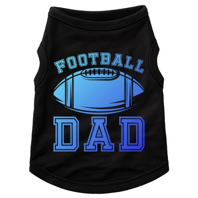 Fathers Day Football Dad American Football Player Football Gift Doggie Tank