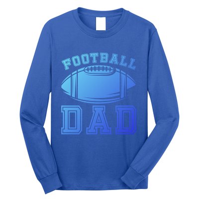 Fathers Day Football Dad American Football Player Football Gift Long Sleeve Shirt