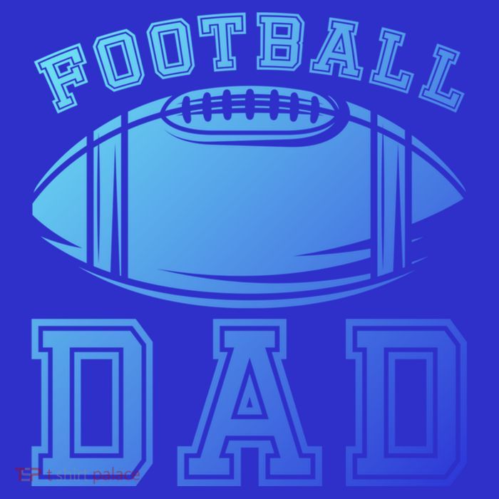 Fathers Day Football Dad American Football Player Football Gift T-Shirt