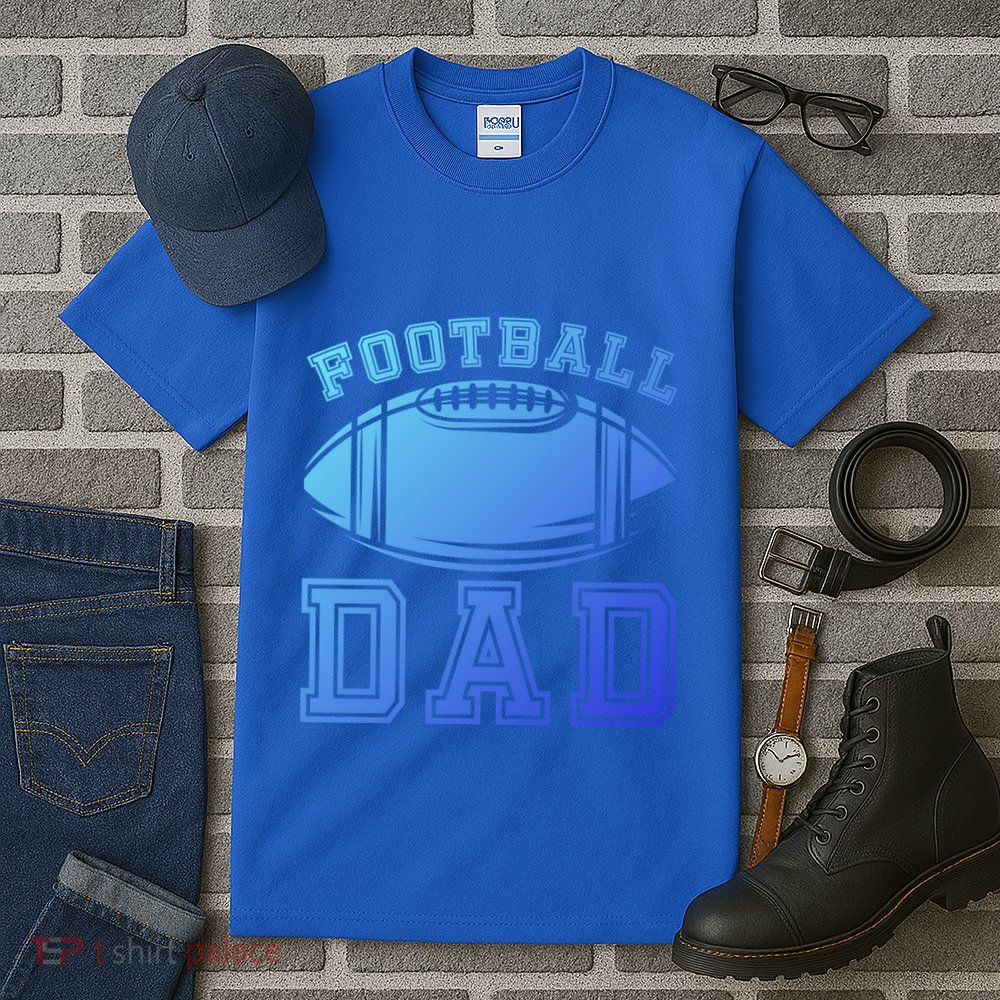 Fathers Day Football Dad American Football Player Football Gift Tall T-Shirt