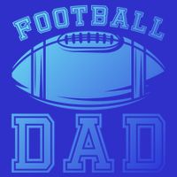 Fathers Day Football Dad American Football Player Football Gift 16 in Basic Backpack