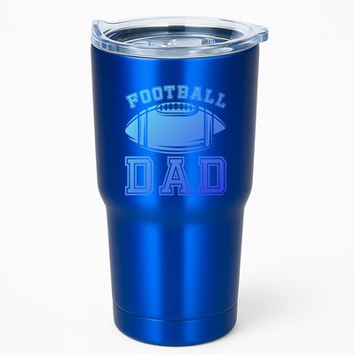 Fathers Day Football Dad American Football Player Football Gift Tumbler
