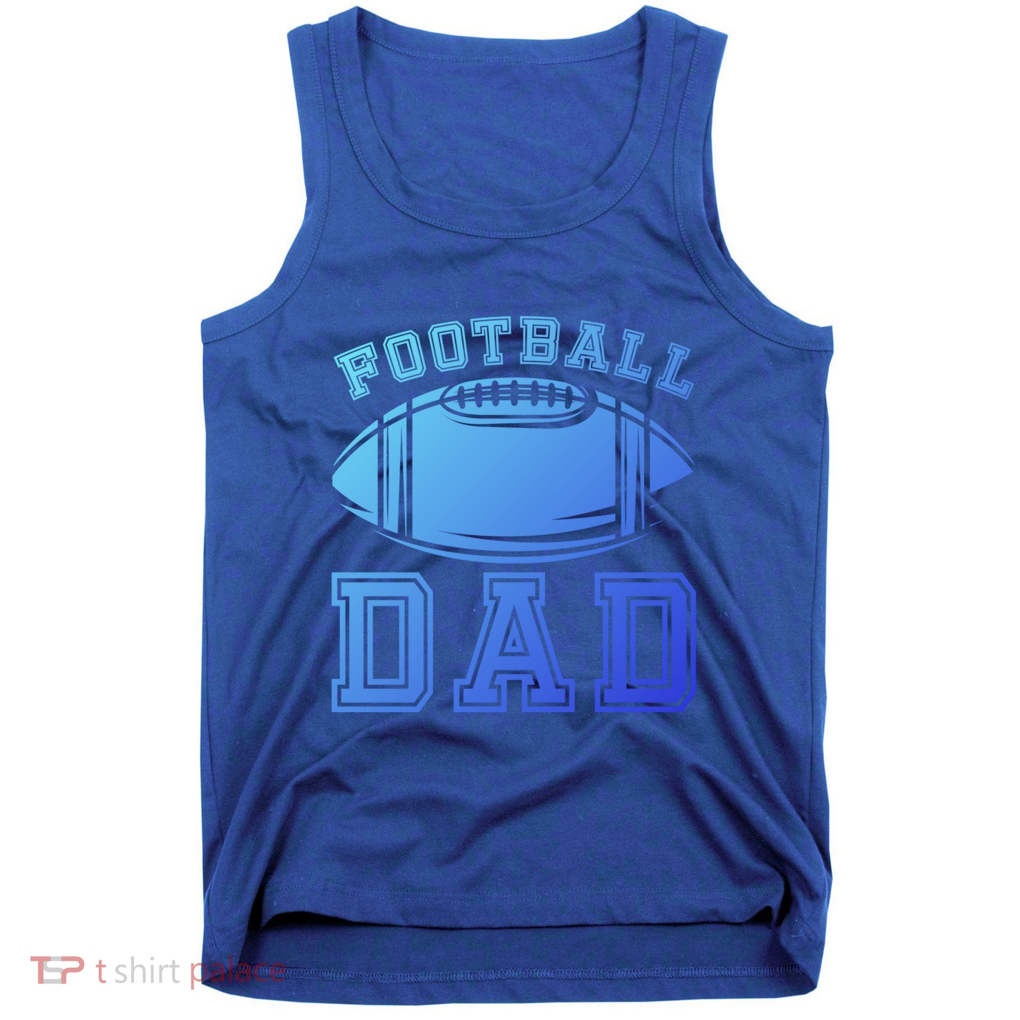Fathers Day Football Dad American Football Player Football Gift Tank Top