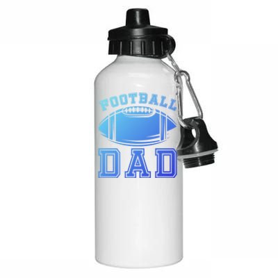 Fathers Day Football Dad American Football Player Football Gift Aluminum Water Bottle