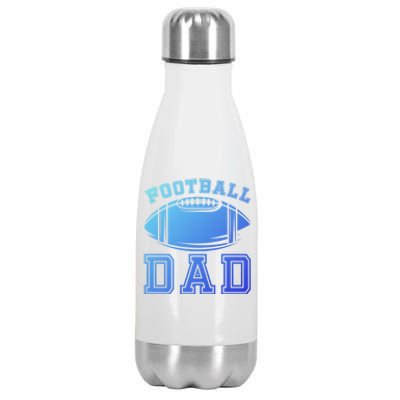 Fathers Day Football Dad American Football Player Football Gift Stainless Steel Insulated Water Bottle