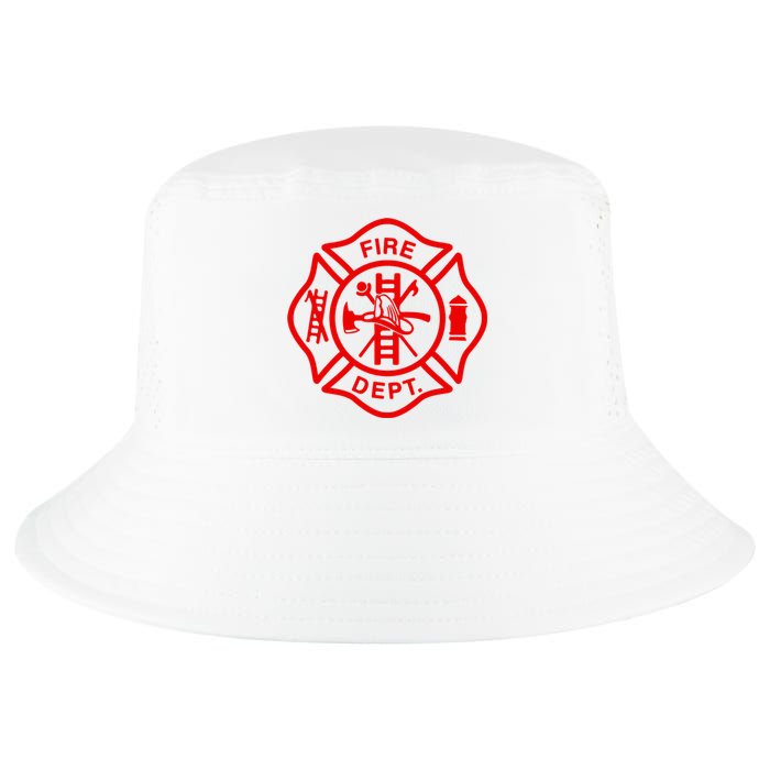 Fire Departt Fire Firefighter Emblem Cool Comfort Performance Bucket Hat