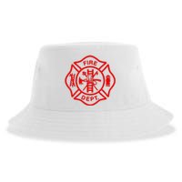 Fire Departt Fire Firefighter Emblem Sustainable Bucket Hat