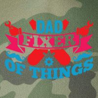 Funny Design For FatherS Day Quote Dad Fixer Of Things Legacy Tie Dye Trucker Hat