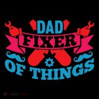 Funny Design For FatherS Day Quote Dad Fixer Of Things Tall T-Shirt