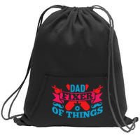 Funny Design For FatherS Day Quote Dad Fixer Of Things Sweatshirt Cinch Pack Bag