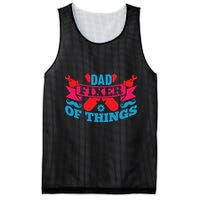 Funny Design For FatherS Day Quote Dad Fixer Of Things Mesh Reversible Basketball Jersey Tank
