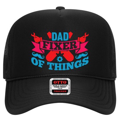 Funny Design For FatherS Day Quote Dad Fixer Of Things Trucker Hat