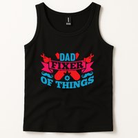 Funny Design For FatherS Day Quote Dad Fixer Of Things Tank Top