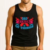 Funny Design For FatherS Day Quote Dad Fixer Of Things Tank Top