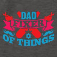 Funny Design For FatherS Day Quote Dad Fixer Of Things Vector Backpack
