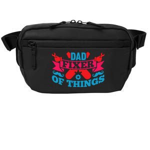 Funny Design For FatherS Day Quote Dad Fixer Of Things Crossbody Pack