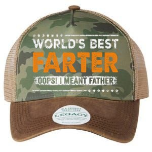 Father's Day Funny World's Best Farter I Mean Father Legacy Tie Dye Trucker Hat