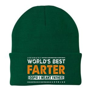 Father's Day Funny World's Best Farter I Mean Father Knit Cap Winter Beanie