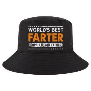 Father's Day Funny World's Best Farter I Mean Father Cool Comfort Performance Bucket Hat