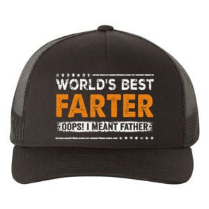 Father's Day Funny World's Best Farter I Mean Father Yupoong Adult 5-Panel Trucker Hat