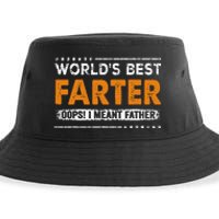 Father's Day Funny World's Best Farter I Mean Father Sustainable Bucket Hat