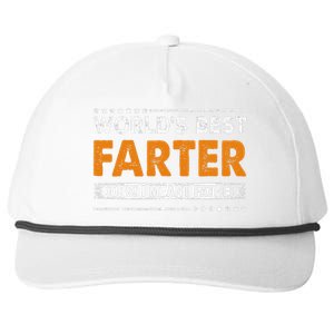 Father's Day Funny World's Best Farter I Mean Father Snapback Five-Panel Rope Hat