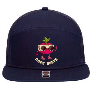 Funny DJs For - DOPE BEETS - Funny Vegetable 7 Panel Mesh Trucker Snapback Hat