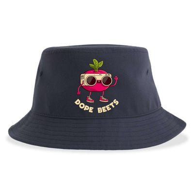 Funny DJs For - DOPE BEETS - Funny Vegetable Sustainable Bucket Hat