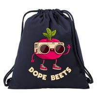 Funny DJs For - DOPE BEETS - Funny Vegetable Drawstring Bag