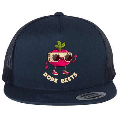 Funny DJs For - DOPE BEETS - Funny Vegetable Flatbill Hat
