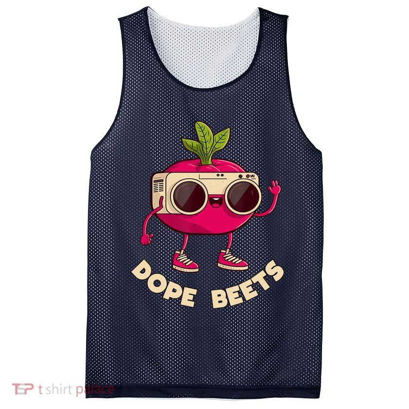 Funny DJs For - DOPE BEETS - Funny Vegetable Mesh Reversible Basketball Jersey Tank