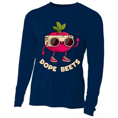Funny DJs For - DOPE BEETS - Funny Vegetable Cooling Performance Long Sleeve Crew