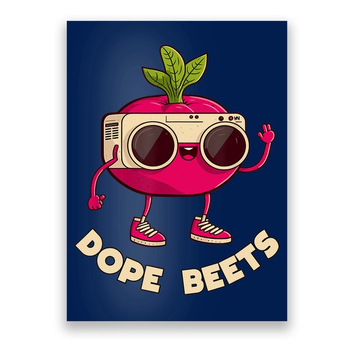 Funny DJs For - DOPE BEETS - Funny Vegetable Poster